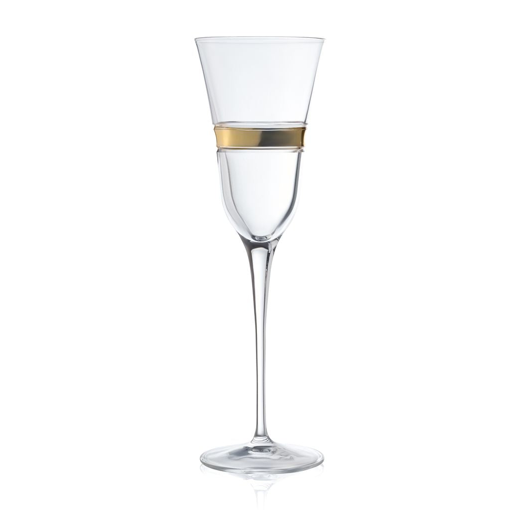 Gold Banded Glassware