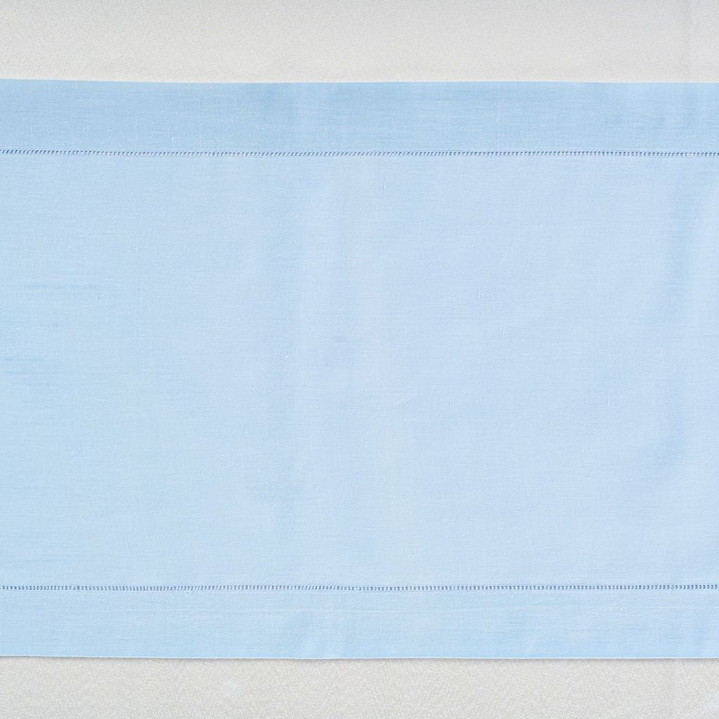 Powder Blue Linen Runner