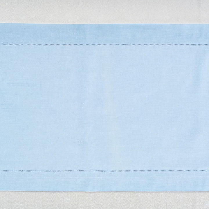 Powder Blue Linen Runner