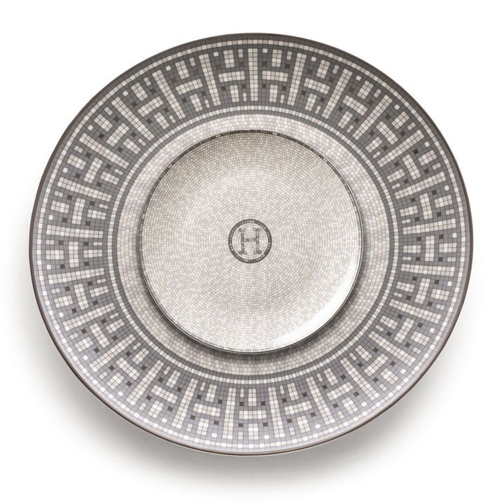 Silver Mosaic Charger