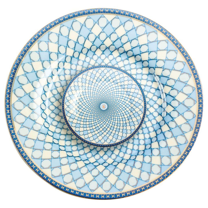 Blue Kaleidoscope Charger