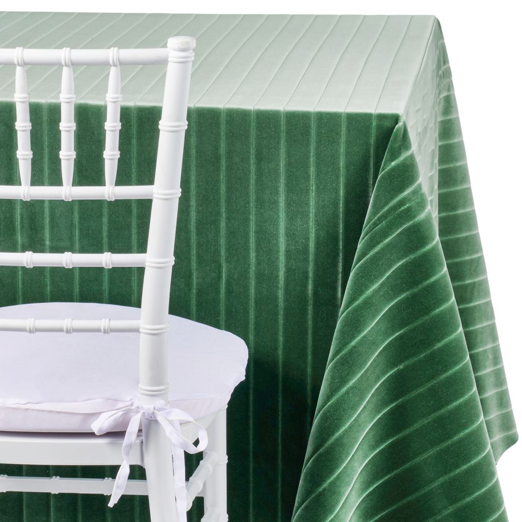 Jade Green Ribbed Velvet