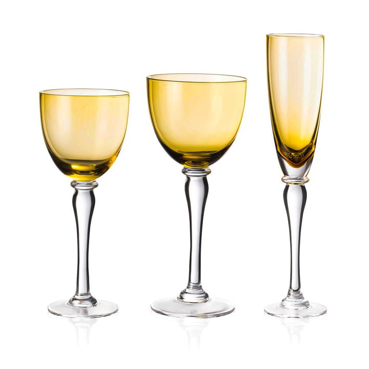 French Golden Glassware