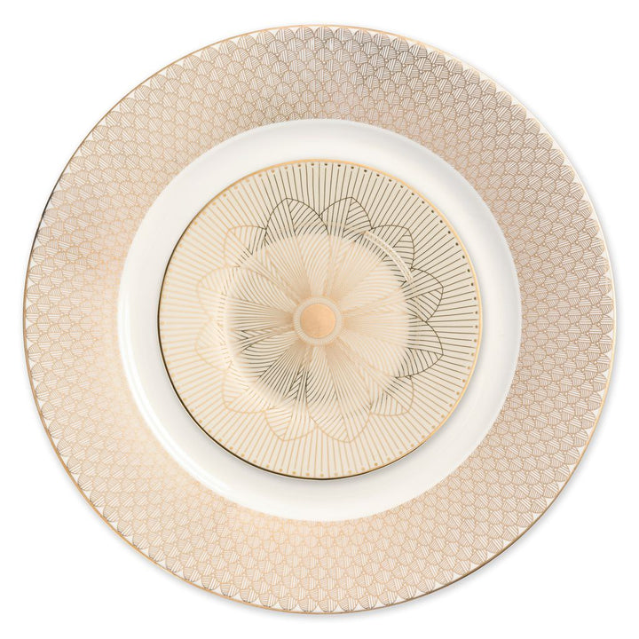 Gold Monarch Bread Plate