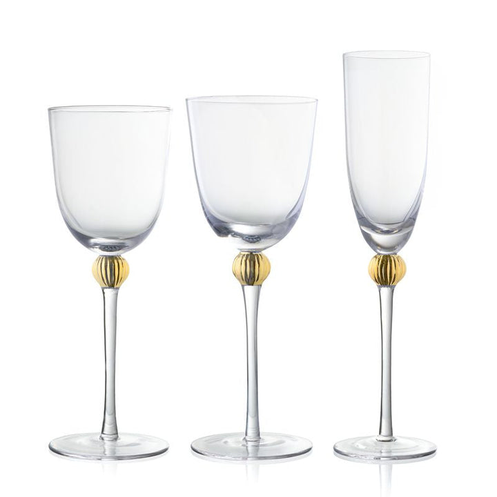 Gold Ball Glassware
