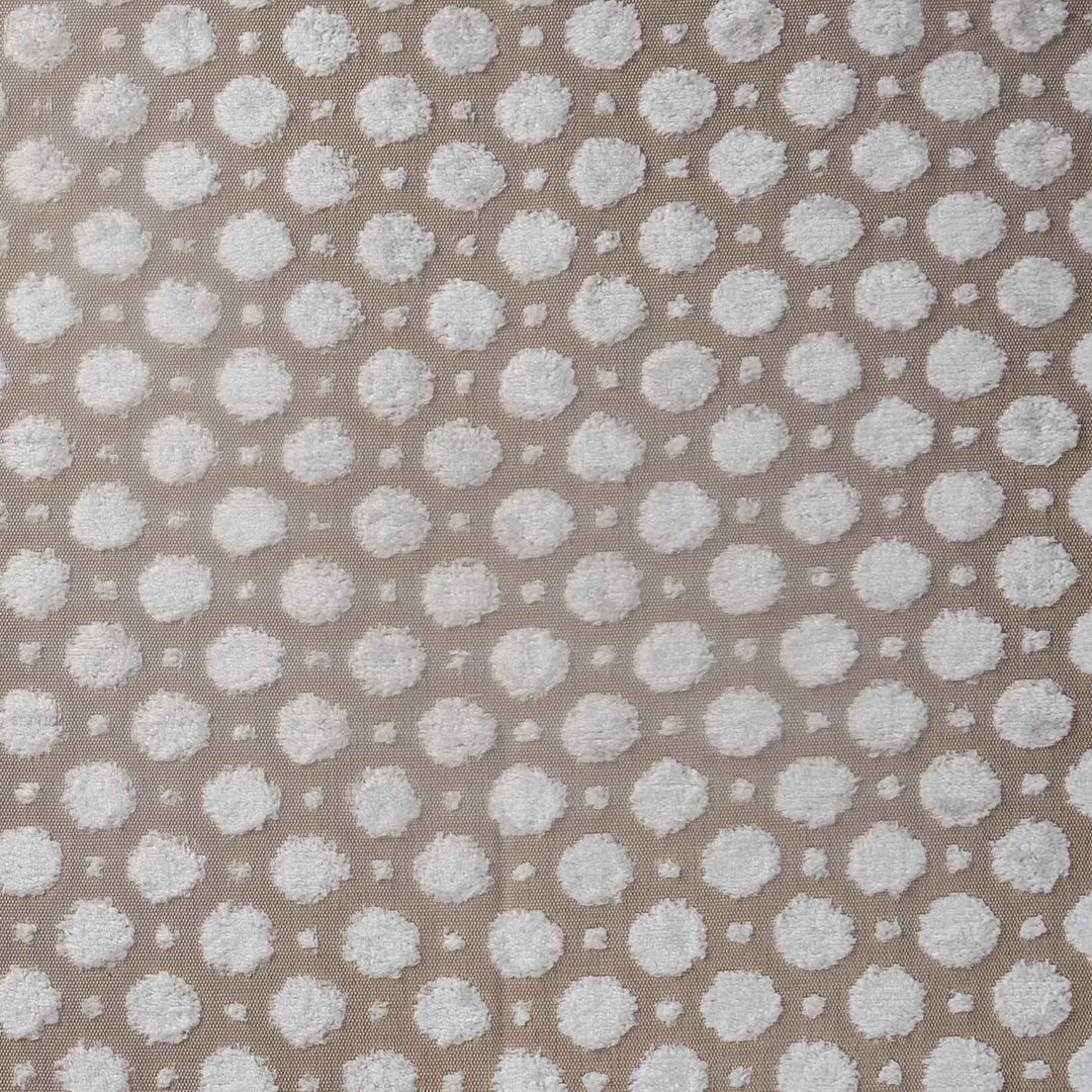 Ivory Velvet Circles