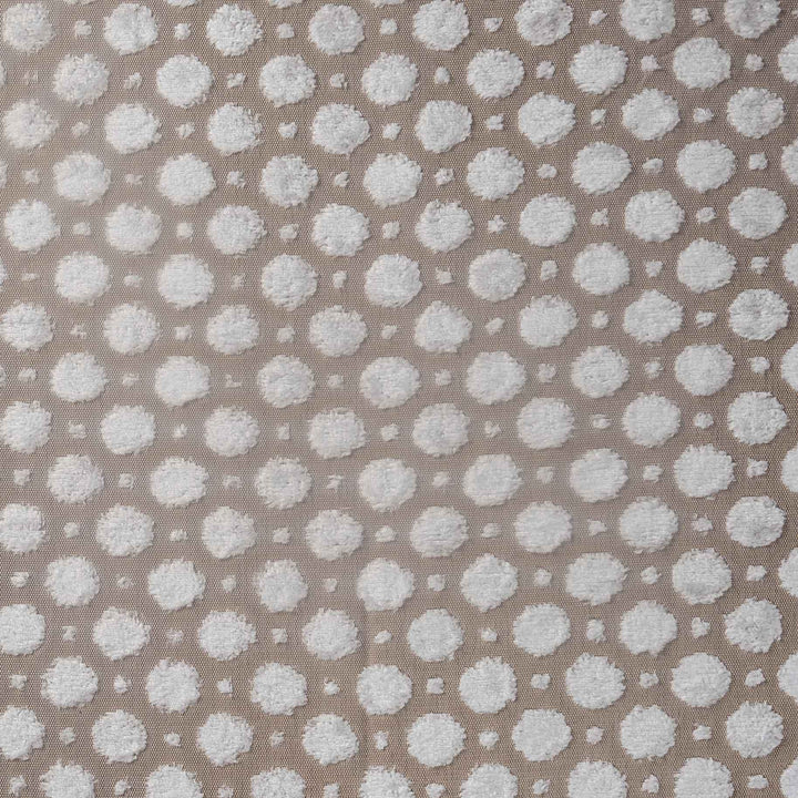 Ivory Velvet Circles