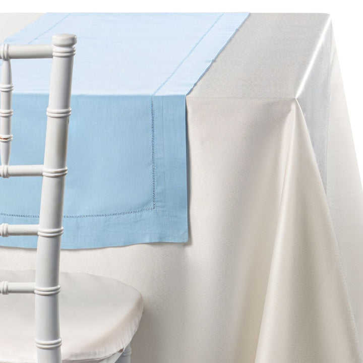 Powder Blue Linen Runner