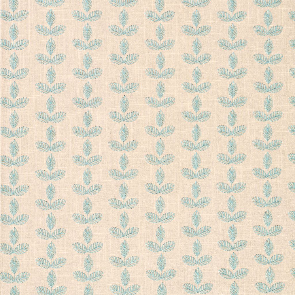 Aqua Vines Embroidery