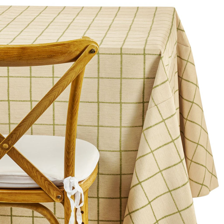 Green Velvet Windowpane
