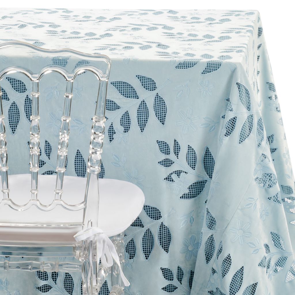 Powder Blue Winter Eyelet