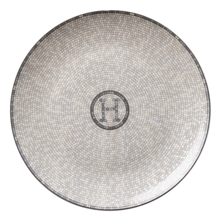 Silver Mosaic Charger