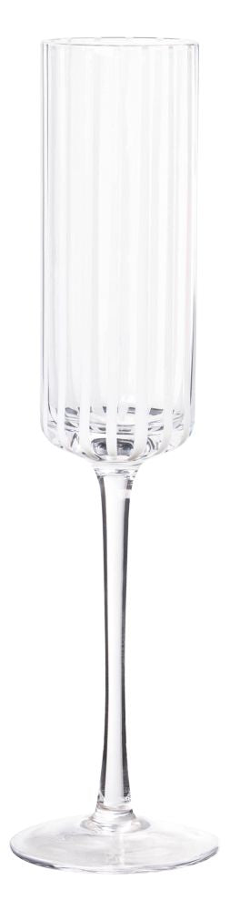 White Candy Cane Glassware