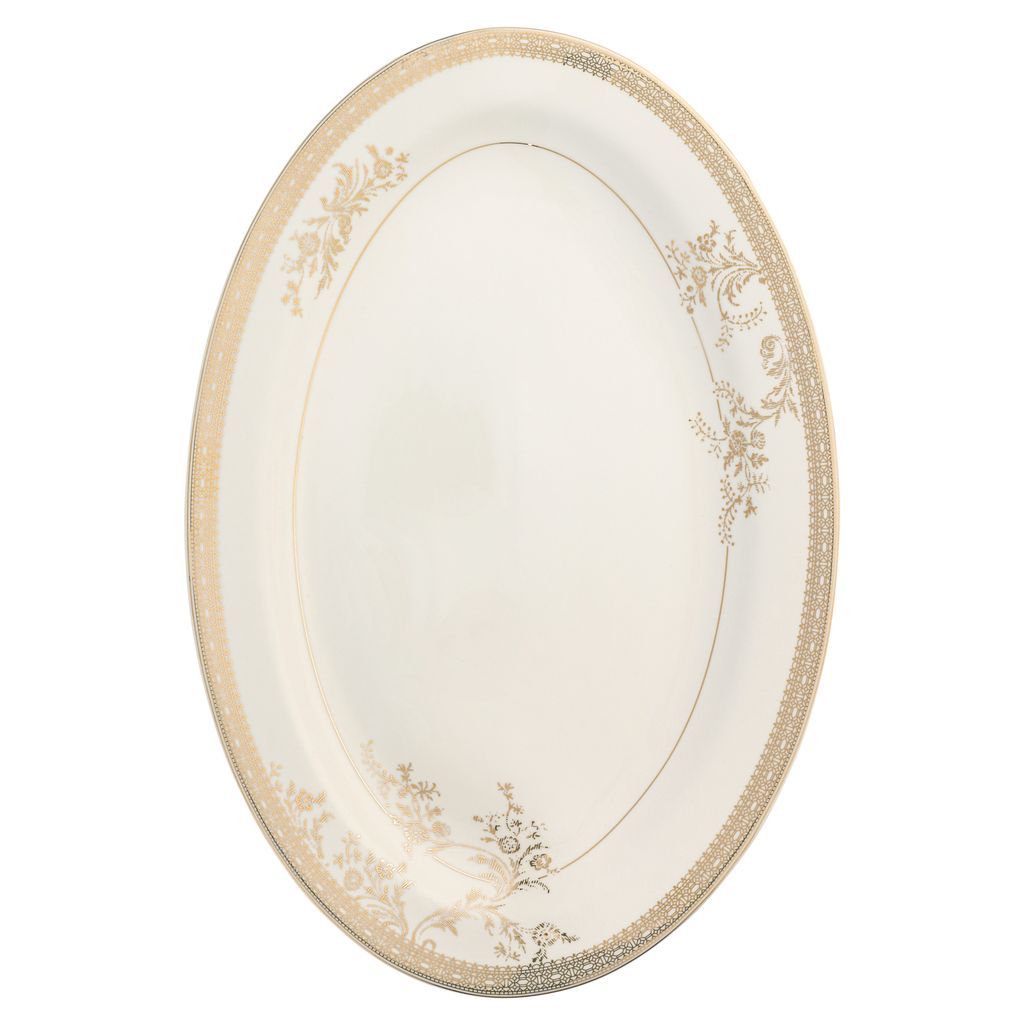 Silver Victorian Oval Bread Plate