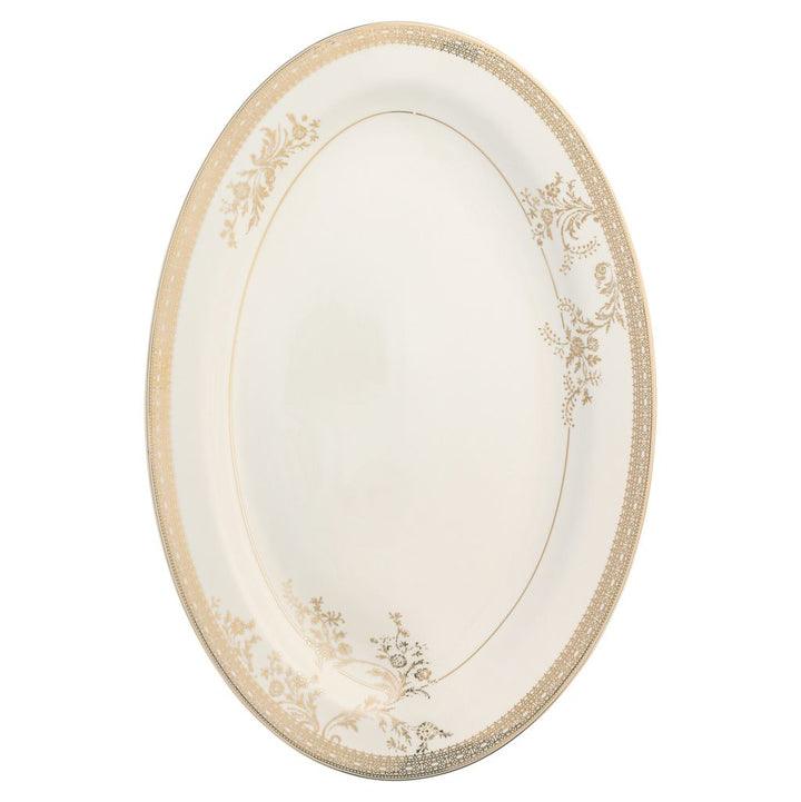 Silver Victorian Oval Bread Plate