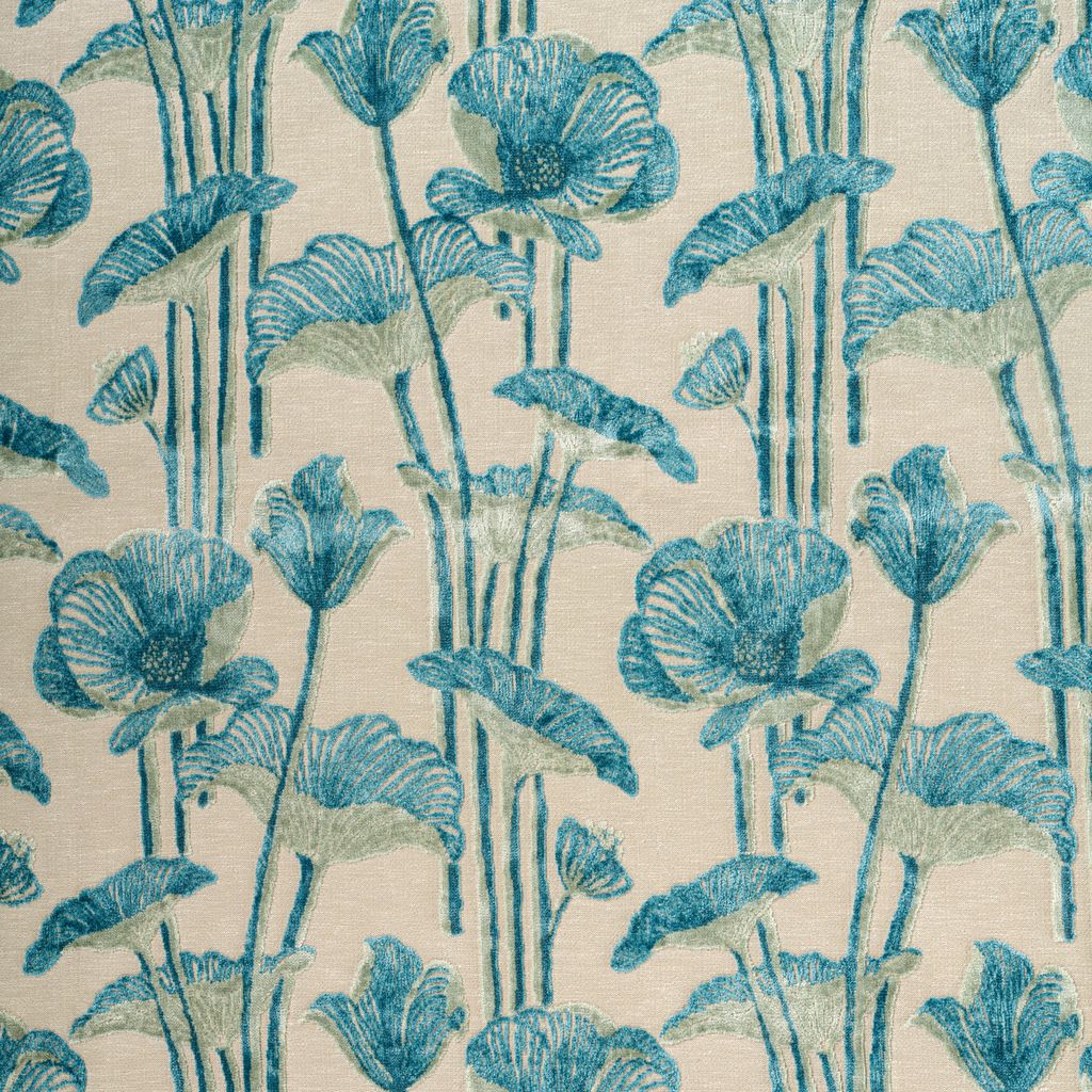 Blue Poppy 54" Topper