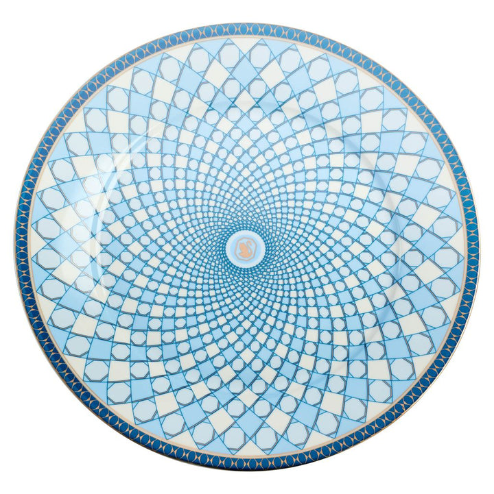 Blue Kaleidoscope Charger