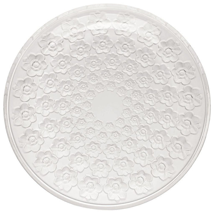 Frosted Floral Charger