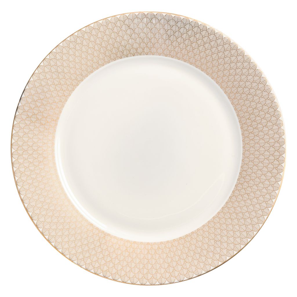 Gold Monarch Bread Plate