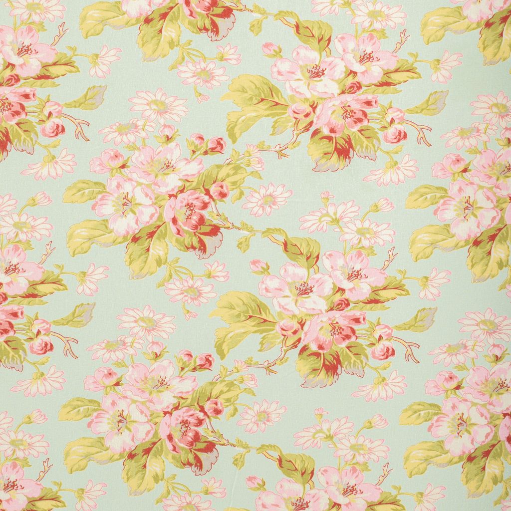 Aqua Blossom 54" Topper