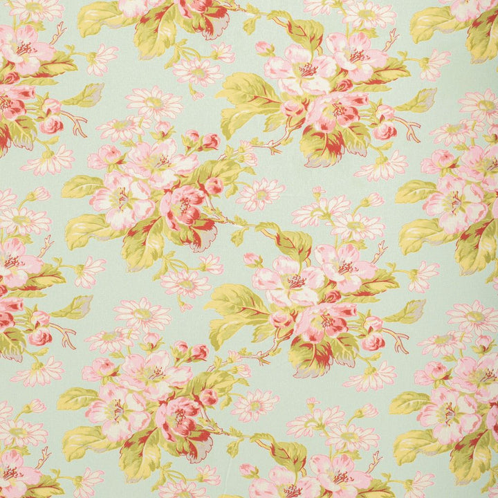 Aqua Blossom 54" Topper