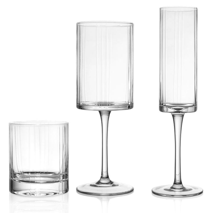 Ribbed Glassware