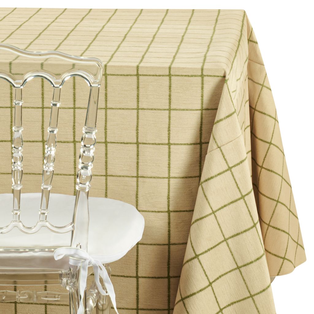 Green Velvet Windowpane