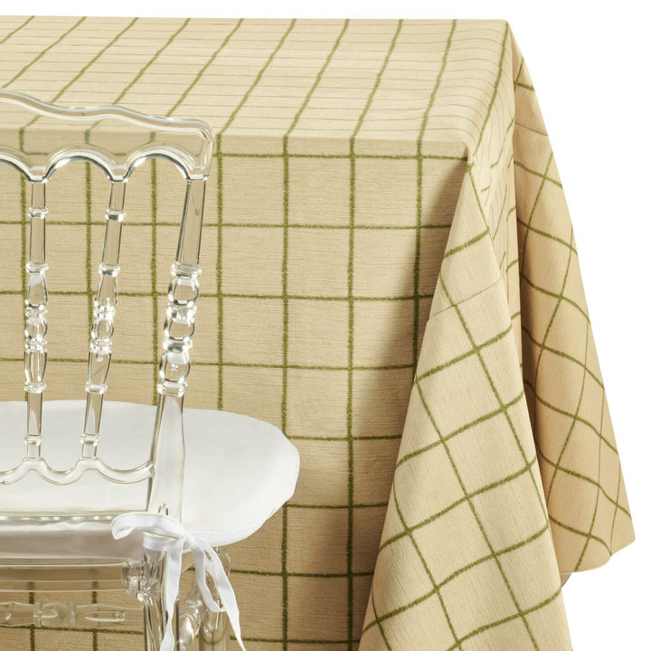 Green Velvet Windowpane