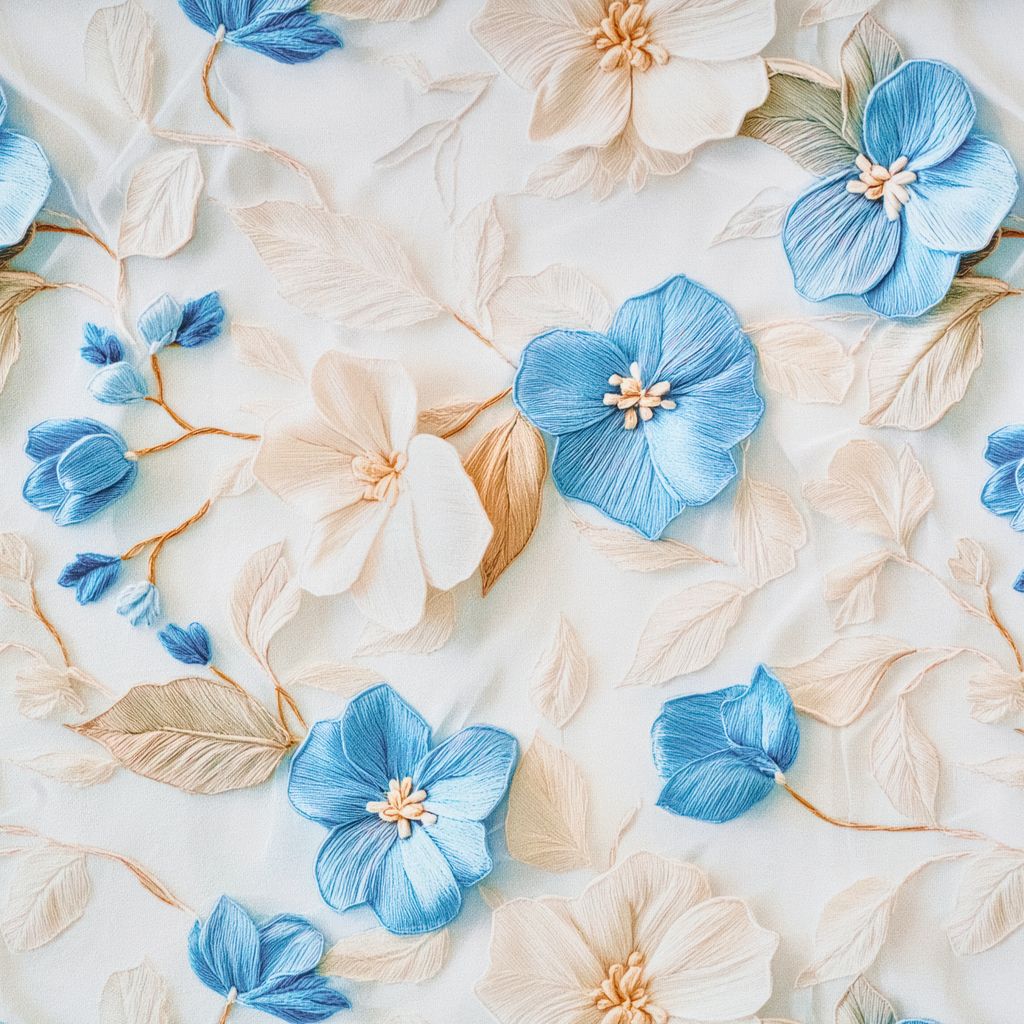 Chantilly 3D Blooms