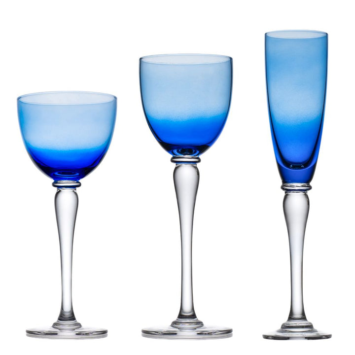 French Blue Glassware