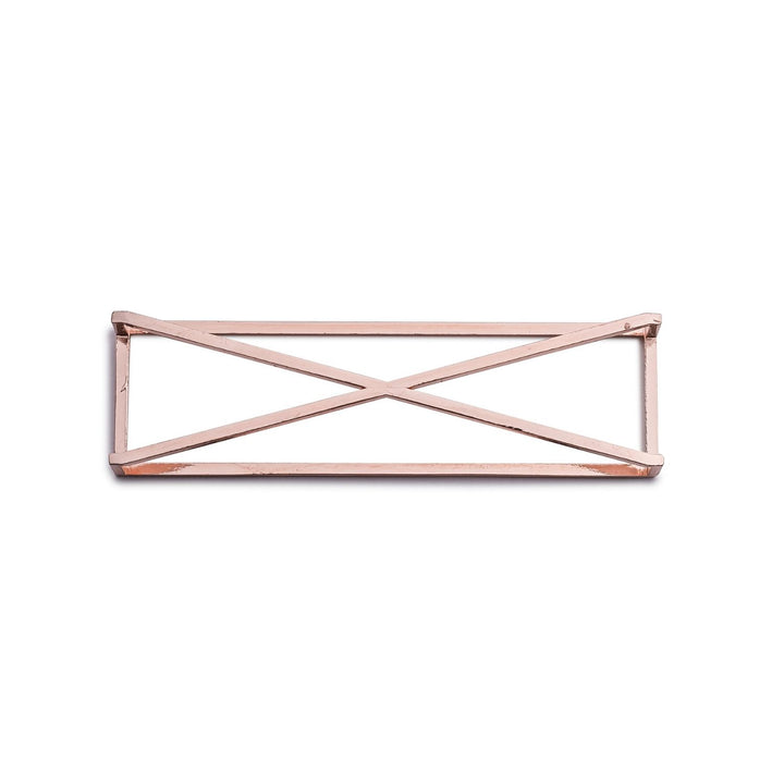 Copper X Band Napkin Ring