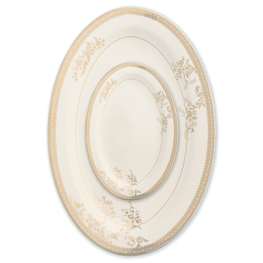 Silver Victorian Oval Bread Plate