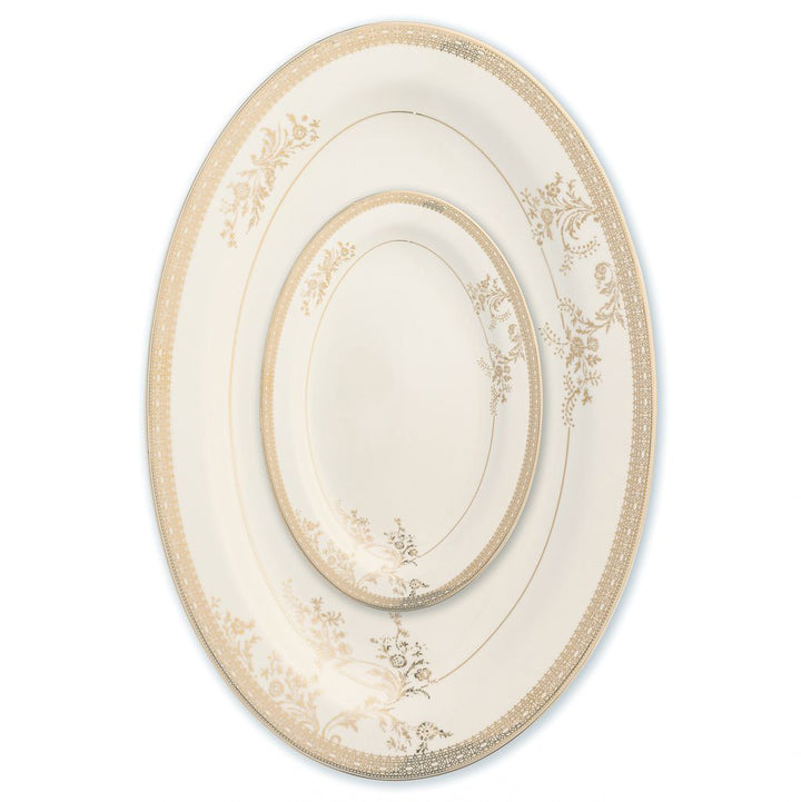 Silver Victorian Oval Bread Plate