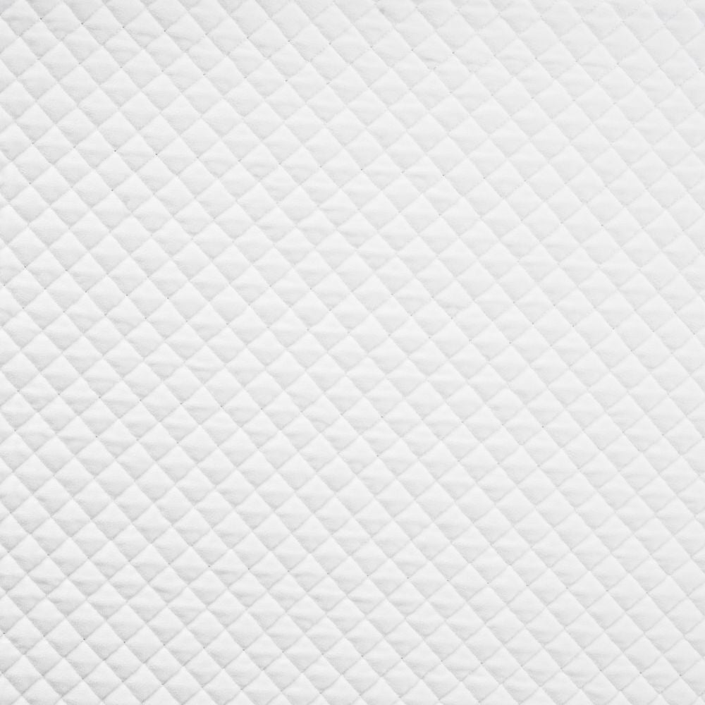 White Mini Diamond Quilted