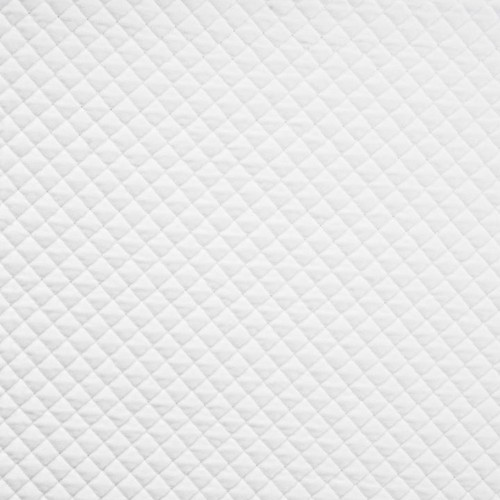 White Mini Diamond Quilted