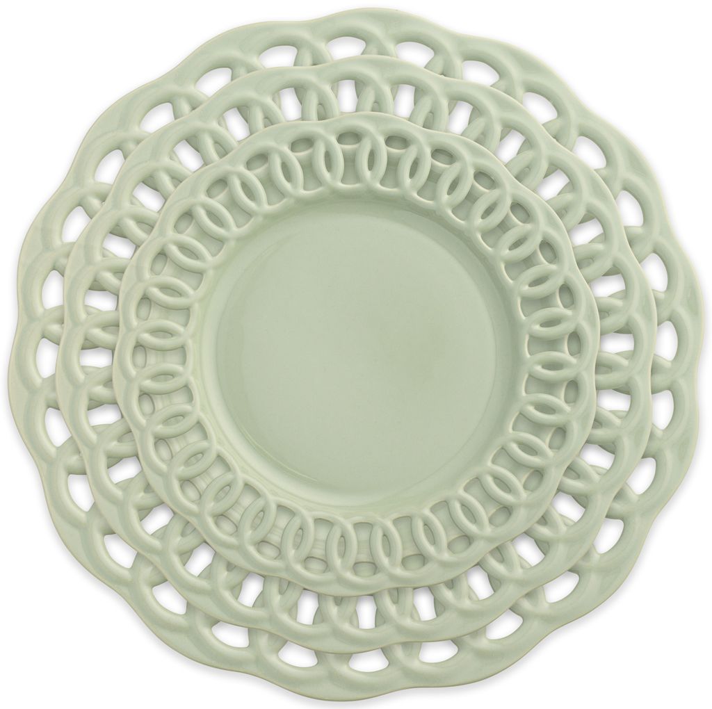 Mint Frill Dish Stack