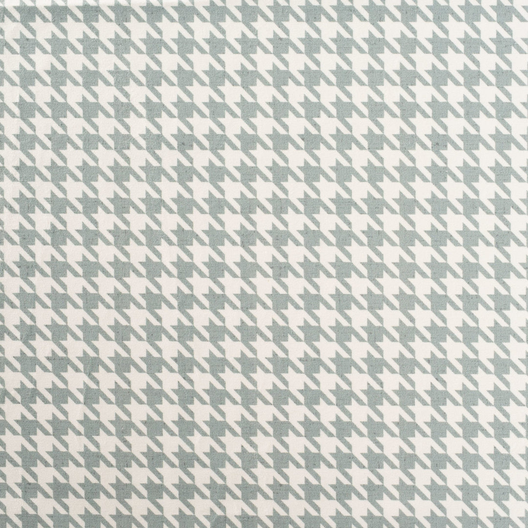 Mint & White Houndstooth