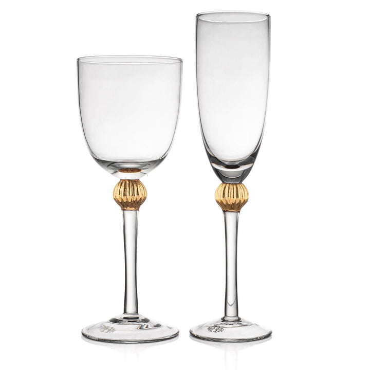 Gold Ball Glassware