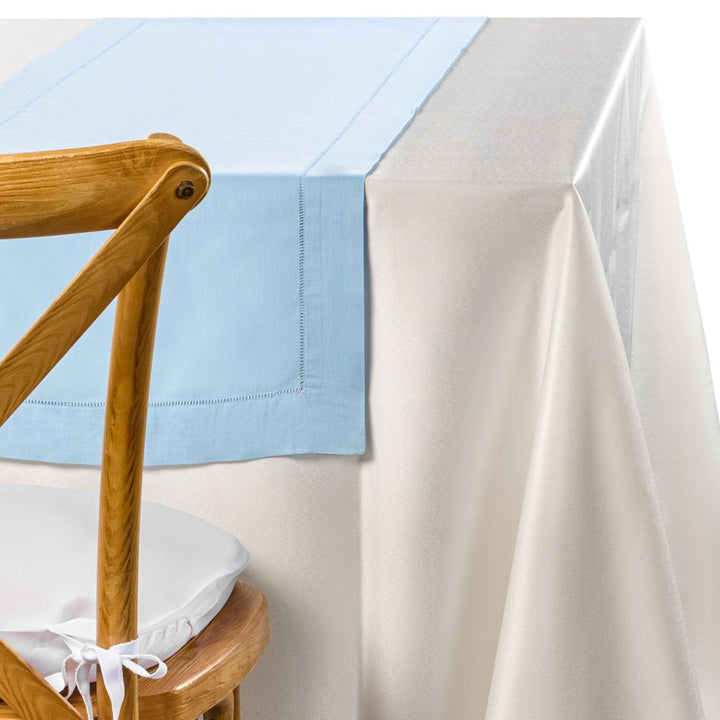 Powder Blue Linen Runner