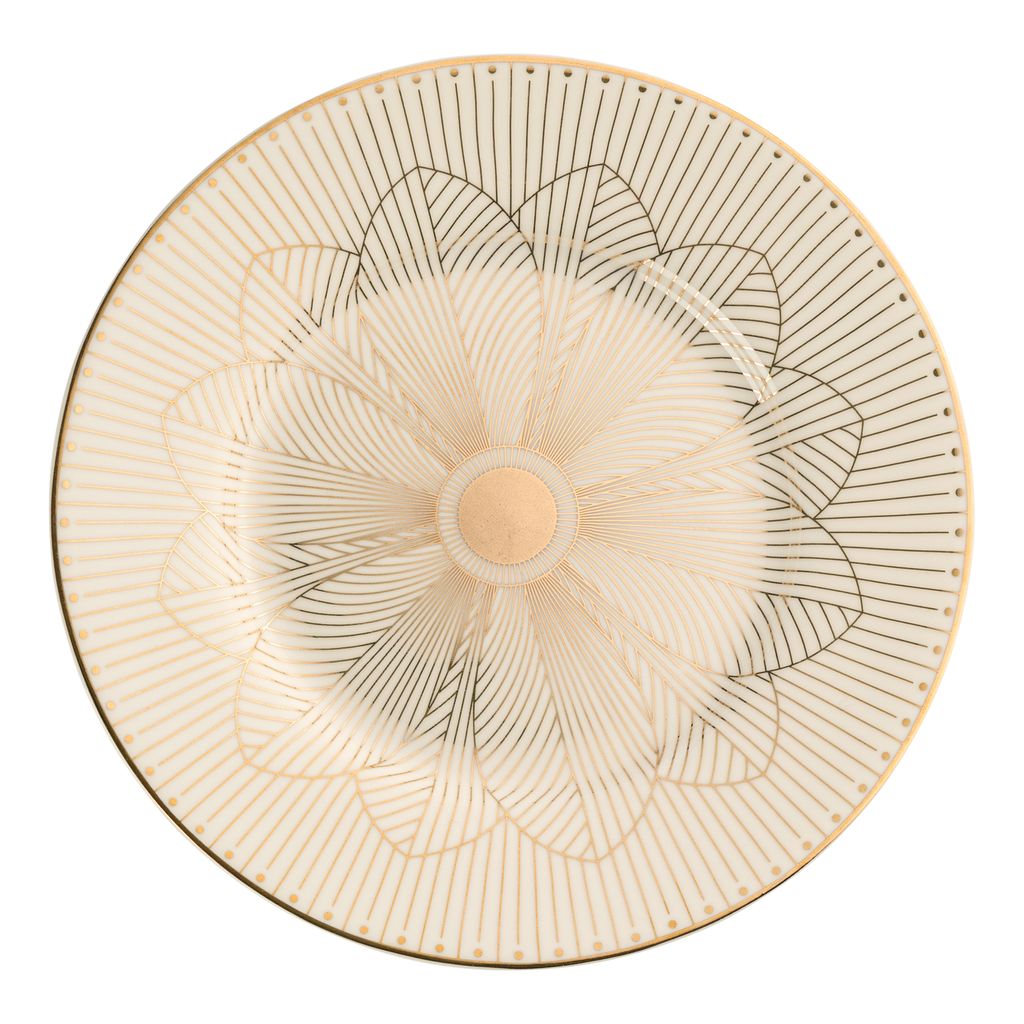 Gold Monarch Bread Plate