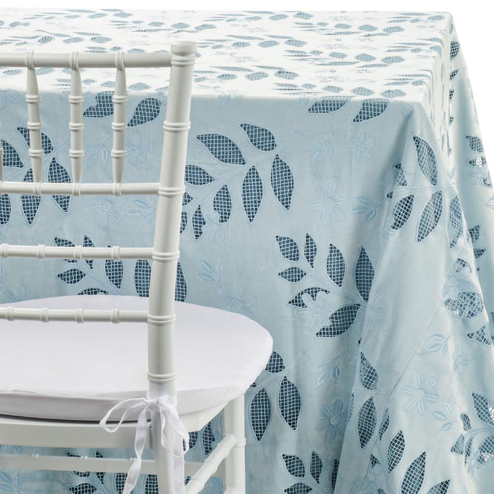 Powder Blue Winter Eyelet