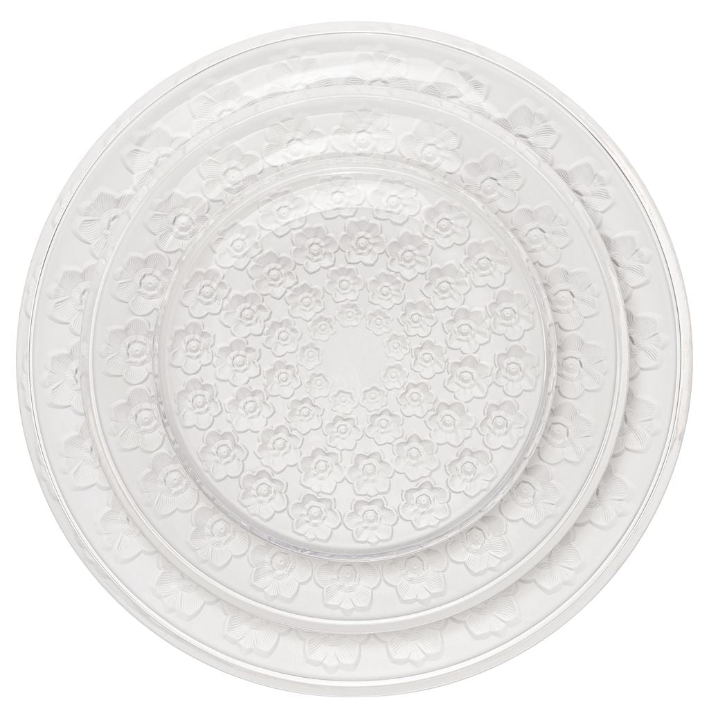 Frosted Floral Charger