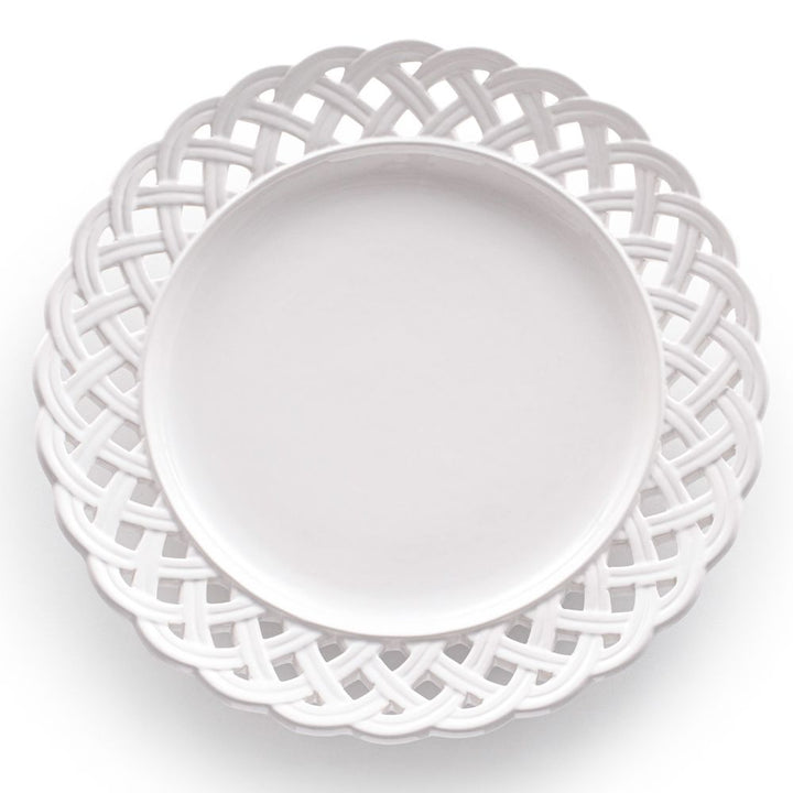 White Lattice Charger