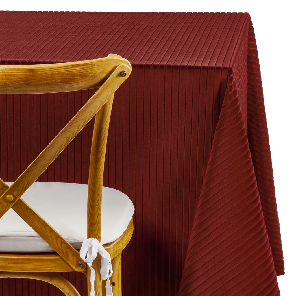 Merlot Ribbed Velvet