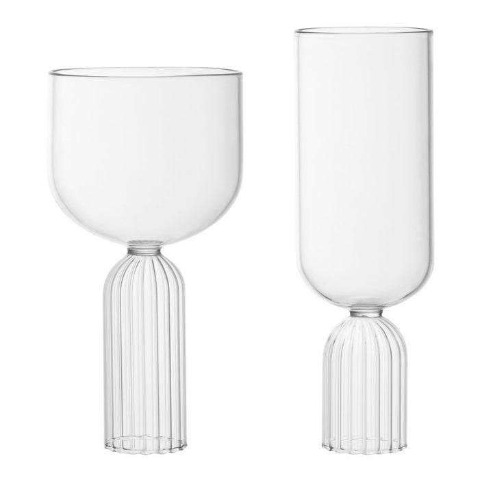 Fluted Glassware