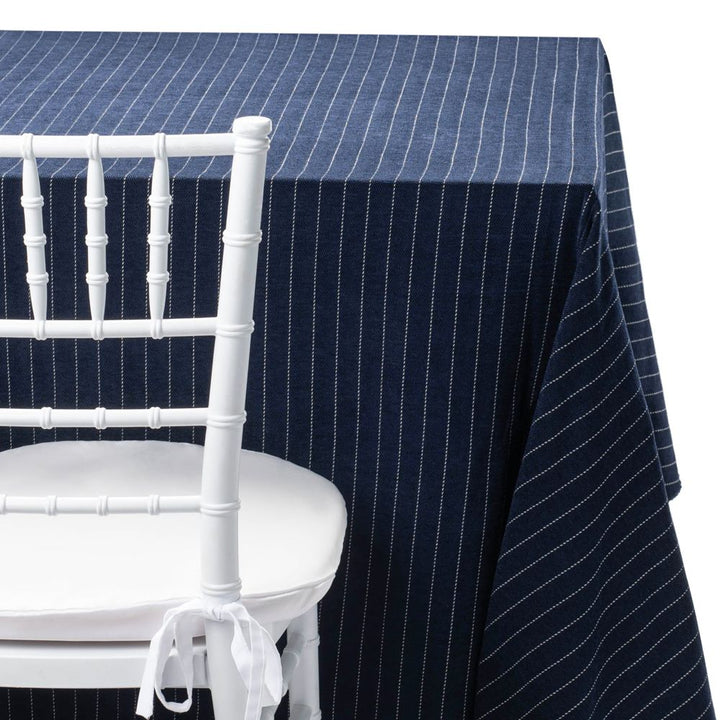 Navy Pinstripe