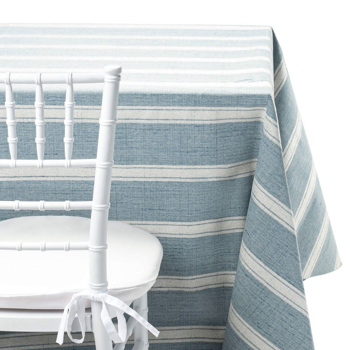 Powder Blue Awning Stripe