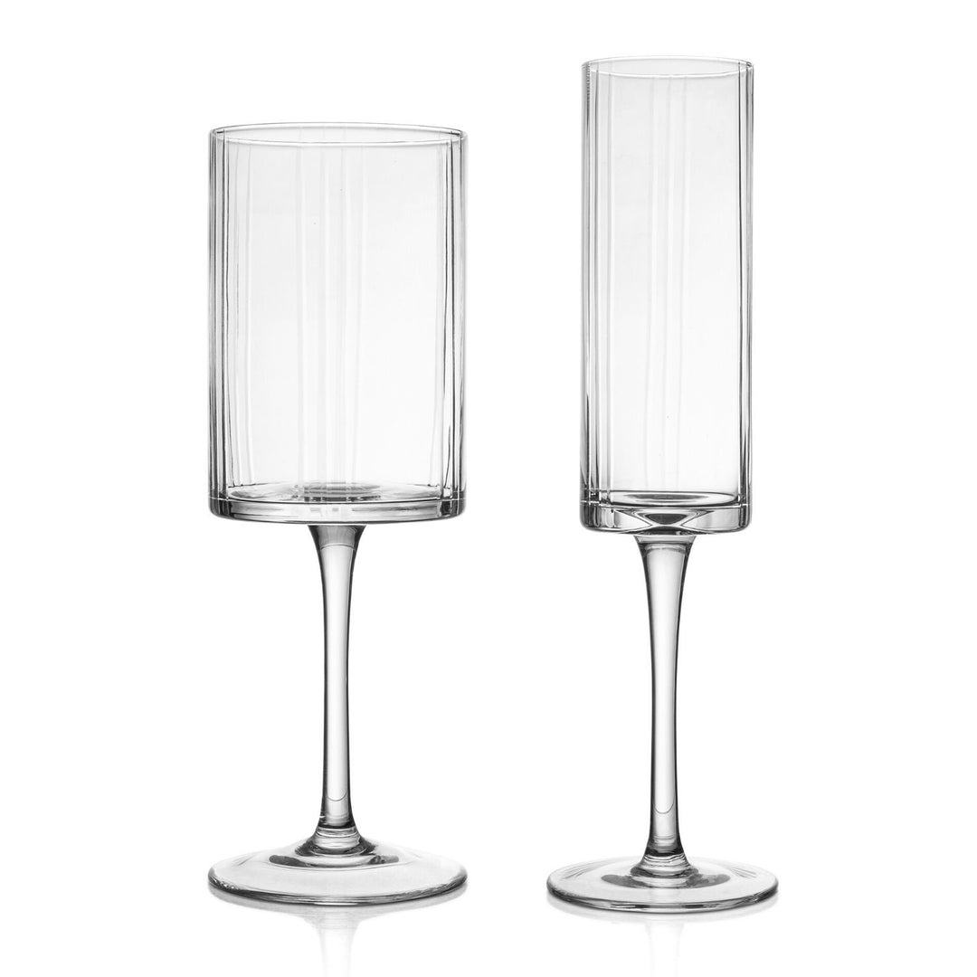 Ribbed Glassware