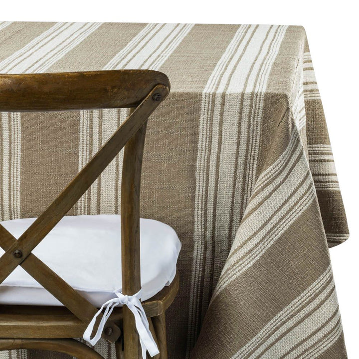 Taupe Awning Stripe