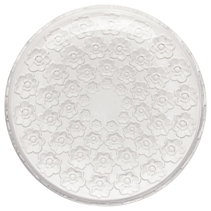 Frosted Floral Dish Stack